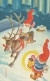 BABBO NATALE Buon Anno Natale Vintage Cartolina CPSMPF #PKG328.IT - Kerstman