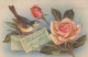 FIORI Vintage Cartolina CPSMPF #PKG087.IT - Bloemen