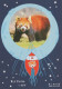 NASCERE Animale Vintage Cartolina CPSM #PBS206.IT - Bears