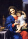 Vergine Maria Madonna Gesù Bambino Religione Vintage Cartolina CPSM #PBQ172.IT - Maagd Maria En Madonnas