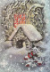 Buon Anno Natale UCCELLO Vintage Cartolina CPSM #PBM773.IT - Neujahr