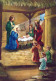 Vergine Maria Madonna Gesù Bambino Natale Religione Vintage Cartolina CPSM #PBB821.IT - Maagd Maria En Madonnas