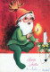 Buon Anno Natale GNOME Vintage Cartolina CPSM #PAW534.IT - Nieuwjaar