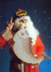 BABBO NATALE Buon Anno Natale Vintage Cartolina CPSM #PAU524.IT - Santa Claus