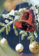 Buon Anno Natale BELL Vintage Cartolina CPSM #PAT561.IT - Nieuwjaar