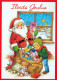 BABBO NATALE BAMBINO Natale Vintage Cartolina CPSM #PAK363.IT - Santa Claus