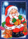 BABBO NATALE Natale Vintage Cartolina CPSM #PAK629.IT - Kerstman