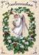 ANGELO Buon Anno Natale Vintage Cartolina CPSM #PAJ319.IT - Anges