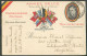 Carte Aux Drapeaux ARMEE BELGE (ROI ALBERT) Obl. Sc POSTES MILITAIRES BELGIQUE Du 3-1-1917 Vers Letchworth (Herts) - BG - Esercito Belga