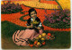 MENTON  Petite Fille à Coté Des Oranges Et Des Citrons SS 1304 - Menton