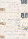 37048# LOT 15 LETTRES FRANCHISE PARTIELLE RECOMMANDE Obl RAHLING MOSELLE 1967 1968 Pour METZ 57 - Cartas & Documentos