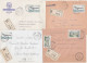 37056# LOT 47 LETTRES FRANCHISE PARTIELLE RECOMMANDE Obl ST AVOLD MOSELLE SAINT 1967 1968 Pour METZ 57 - Storia Postale