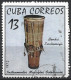 Cuba 1972. Scott #1742 (U) Traditional Musical Instrument, Bonko Enchemiya (Drum) - Used Stamps