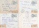 37064# LOT 9 LETTRES FRANCHISE PARTIELLE RECOMMANDE Obl SARREGUEMINES NEUNKIRCHEN MOSELLE 1967 1968 Pour METZ 57 - Cartas & Documentos