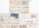 37064# LOT 9 LETTRES FRANCHISE PARTIELLE RECOMMANDE Obl SARREGUEMINES NEUNKIRCHEN MOSELLE 1967 1968 Pour METZ 57 - Brieven En Documenten