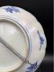 IMARI Assiette Ancienne Porcelaine Japonaise Diam 21cm 3 Panneaux Bleu Rouge Floral   #nippon #porcelaine - Art Asiatique