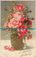 R077489 A Happy Birthday. Roses. Tuck. Birthday Series No. 1001 - Mondo