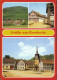 Reschwitz Teilansicht, Ortsmotiv, Dorfplatz Ansichtskarte 1987 - Autres & Non Classés
