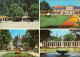 Bad Elster 1. Marienquelle, 2. Badeplatz, 3. Rosengarten, 4. Wandelhalle 1976 - Bad Elster