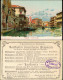 Venedig Venezia Canal Grande Werbekarte Loeflund Stuttgart Grunbach 1912 - Autres & Non Classés