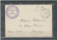 CACHET MILITAIRE -76-ROUEN-LSC POUR NANTES -DOUBLE CERCLE,VIOLET ,36mm-  FRAPPE LUXE - SECTION A -G.C- GROUPE 1 /ROUENV. - Guerra Del 1914-18