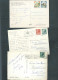 Lot De 9 Cartes Postales Affranchies Par Timbres D'italie Pour La France  MALB146 - Unclassified