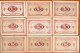 1914-20 // C.D.C. // PARIS (75) // Mars 1920 // 9 Billets // Séries Différentes // Cinquante Centimes - Chambre De Commerce