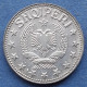 ALBANIA - 1/2 Leku 1957 KM# 35 Peoples Socialist Republic (1946-1992) - Edelweiss Coins - Albanië