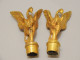 Delcampe - -2 ETOUFFOIRS BRONZE GRUES XIXe Pour BOUGEOIR ANCIEN Collection Déco BOUGIE      E - Candelabri E Candelieri