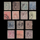 ESPAÑA.1889-01 Alfonso XIII.Matasello. LOTE 14 .Edifil 213-226 - Used Stamps