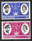 BAHAMAS...QUEEN ELIZABETH II...(1952-22..)...." 1966.."....OMNIBUS.....ROYAL VISIT..., SET OF 2.....MH... - 1960-1981 Autonomia Interna