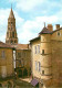 87 - Saint Léonard De Noblat - Maison Du XVIe Siècle Avec Tourelle D'angle Et Clocher De L'église Romane - Carte Gauffré - Saint Leonard De Noblat
