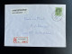 NETHERLANDS 1990 REGISTERED LETTER WATERINGEN TO AMSTERDAM 17-09-1990 NEDERLAND AANGETEKEND - Covers & Documents