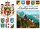 72986610 Liechtenstein  Fuerstenturm Schloss Vaduz Wappen  - Liechtenstein