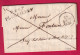 MARQUE P82P PLOMBIERES VOSGES 1829 POUR SCEY SUR SAONE INDICE 16 SIGNE POTHION AU DOS LETTRE - 1801-1848: Precursors XIX