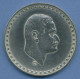 Ägypten 1 Pfund 1970 Gedenkmünze Präsident Nasser, Silber, KM 425 Vz/st (m4424) - Egipto