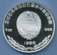 Korea Nord 500 Won 1996 Tiger Panda Hologramm, Silber, KM 106 PP (m4603) - Korea (Noord)