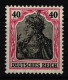 Deutsches Reich 90 II A Postfrisch Geprüft Zenker BPP #NJ841 - Autres & Non Classés