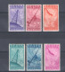 1947 Italia - Repubblica, Posta Aerea, Radio 6 Valori, A136-141, MNH** - Airmail