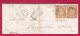 N°13 PAIRE TTB PC 2272 NIMES GARD POUR LARGENTIERE ARDECHE LETTRE - 1849-1876: Klassieke Periode