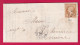 N°13 PC 704 CHALONS SUR MARNE POUR ST MEMMIE LETTRE - 1849-1876: Periodo Clásico