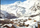 11439183 Saas-Fee Panorama Im Schnee Mit Alphubel Feegletscher Laengfluh Saas-Fe - Autres & Non Classés