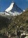 11435016 Zermatt VS Ortsansicht Mit Kirche Und Matterhorn  - Autres & Non Classés