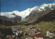 11429093 Saas-Fee Ortsansicht Mit Alpenpanorama Saas-Fee - Other & Unclassified