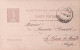 1899 Portugal Bilhete Postal Inteiro D. Carlos 30 R. + 30 R. Castanho Enviado De Lisboa Para La Chaud De Fonds - Interi Postali