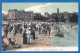 CPA Vue Colorisée - ILLE ET VILAINE - DINARD - LA PLAGE ET L'HOTEL ROYAL - Belle Animation De Plage - Dinard