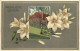 Ostern - Prägekarte - Blumen - Ostern