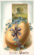 Ostern - Ei Mit Blumen - Easter