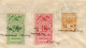 Germany 1906 Frankfurt (Main) 400m. Stamped Revenue Document With 1m., 10m. & 50m. Preussen Revenue Stamps - Storia Postale