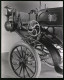 Archiv-Fotografie Auto Daimler Riemenwagen Von 1895, Detail Der Vorderachse  - Coches